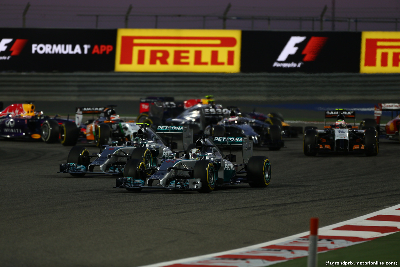 GP BAHRAIN, Start of the race