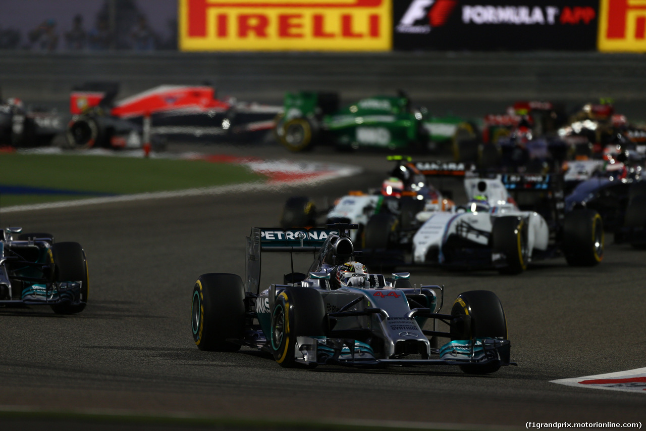 GP BAHRAIN, Start of the race