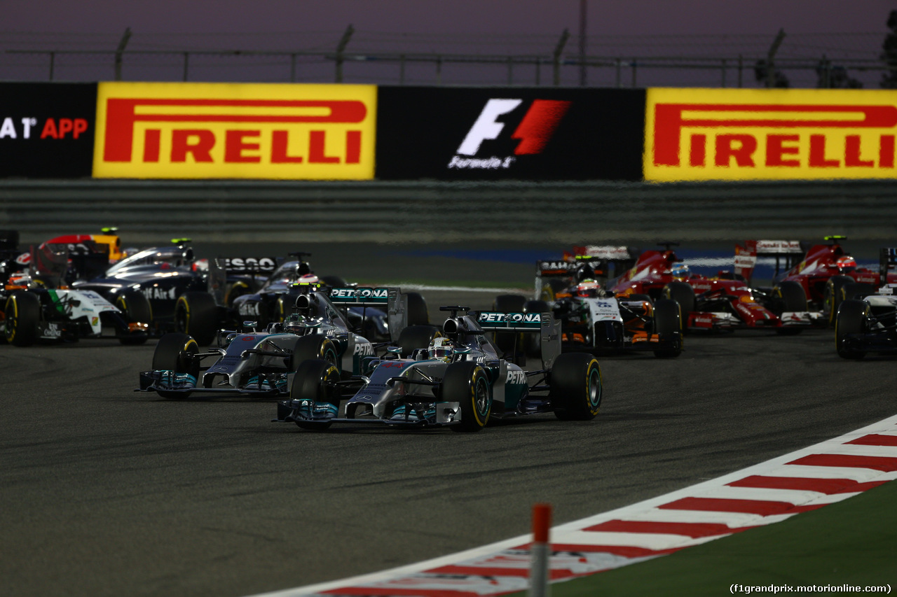 GP BAHRAIN, Start of the race