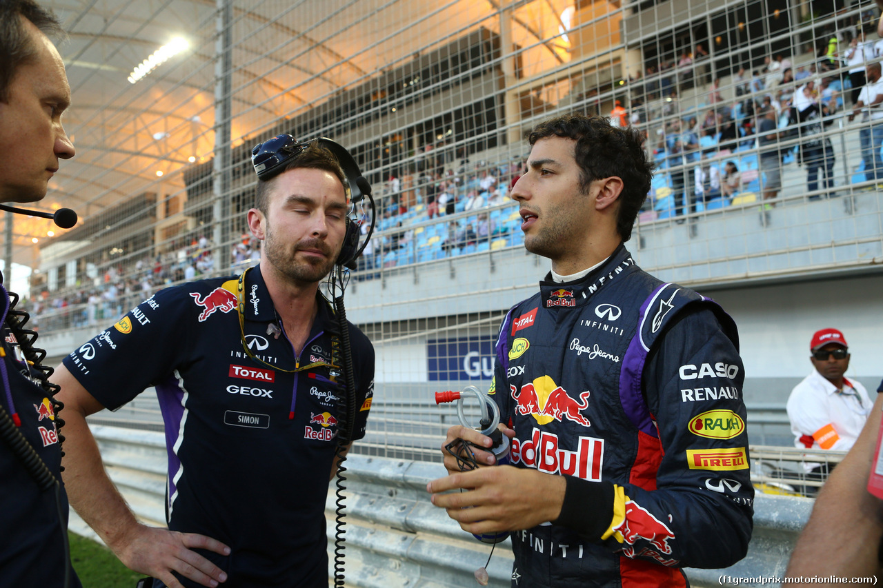 GP BAHRAIN, 06.04.2014- Gara, Daniel Ricciardo (AUS) Infiniti Red Bull Racing RB10