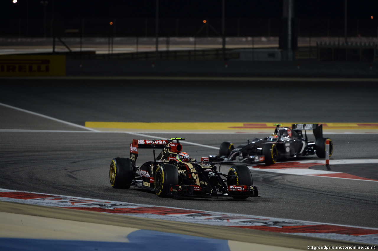 GP BAHRAIN, 06.04.2014- Gara, Romain Grosjean (FRA) Lotus F1 Team E22