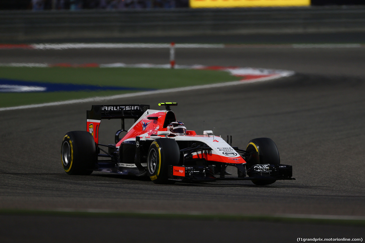 GP BAHRAIN, 06.04.2014- Gara, Max Chilton (GBR), Marussia F1 Team MR03