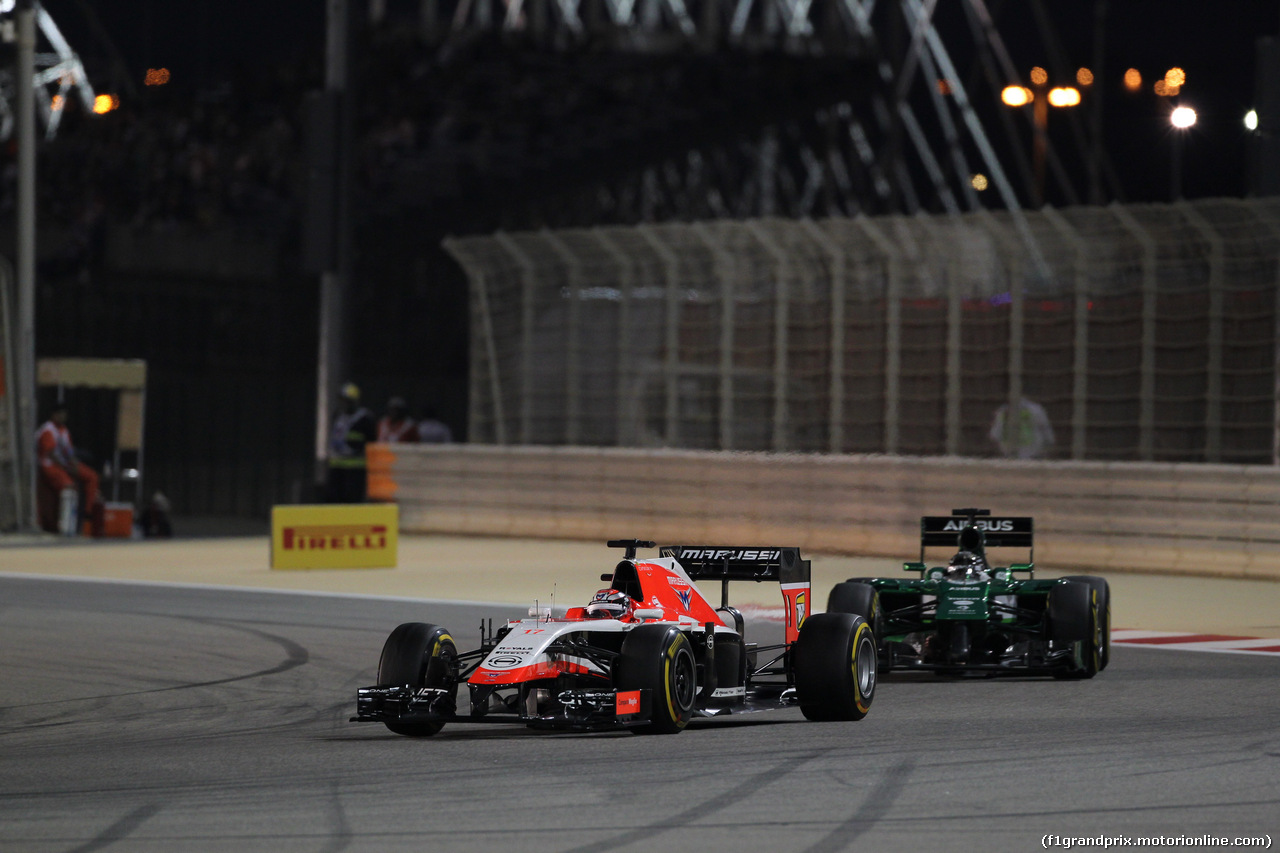 GP BAHRAIN, 06.04.2014- Gara, Jules Bianchi (FRA) Marussia F1 Team MR03