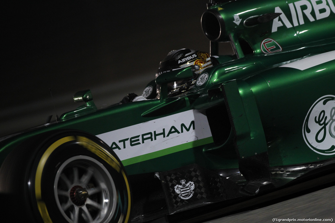 GP BAHRAIN, 06.04.2014- Gara, Kamui Kobayashi (JPN) Caterham F1 Team CT05