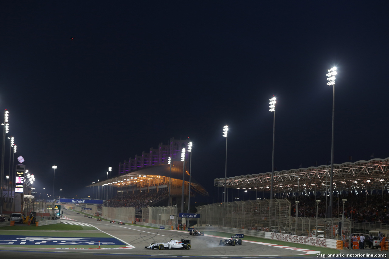 GP BAHRAIN, 06.04.2014- Gara, Valtteri Bottas (FIN) Williams F1 Team FW36