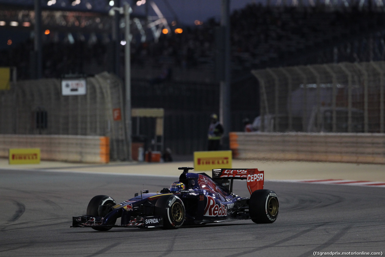 GP BAHRAIN, 06.04.2014- Gara, Jean-Eric Vergne (FRA) Scuderia Toro Rosso STR9