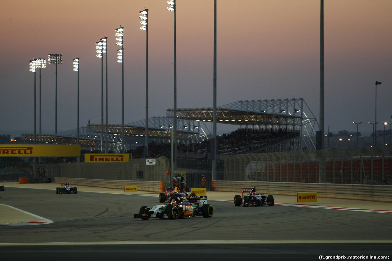 GP BAHRAIN, 06.04.2014- Gara, Nico Hulkenberg (GER) Sahara Force India VJM07