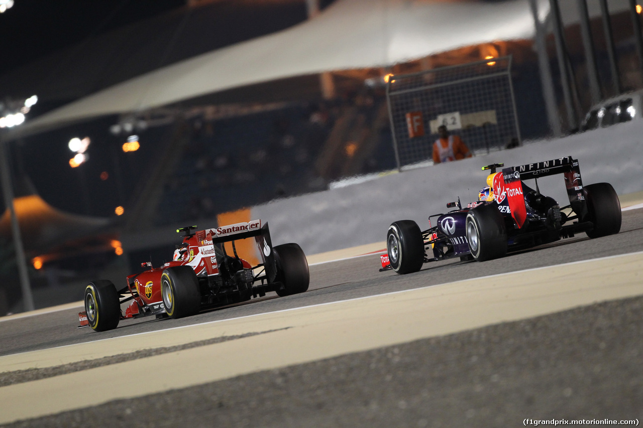 GP BAHRAIN, 06.04.2014- Gara, Kimi Raikkonen (FIN) Ferrari F147