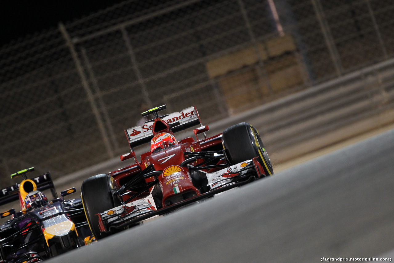 GP BAHRAIN, 06.04.2014- Gara, Kimi Raikkonen (FIN) Ferrari F147