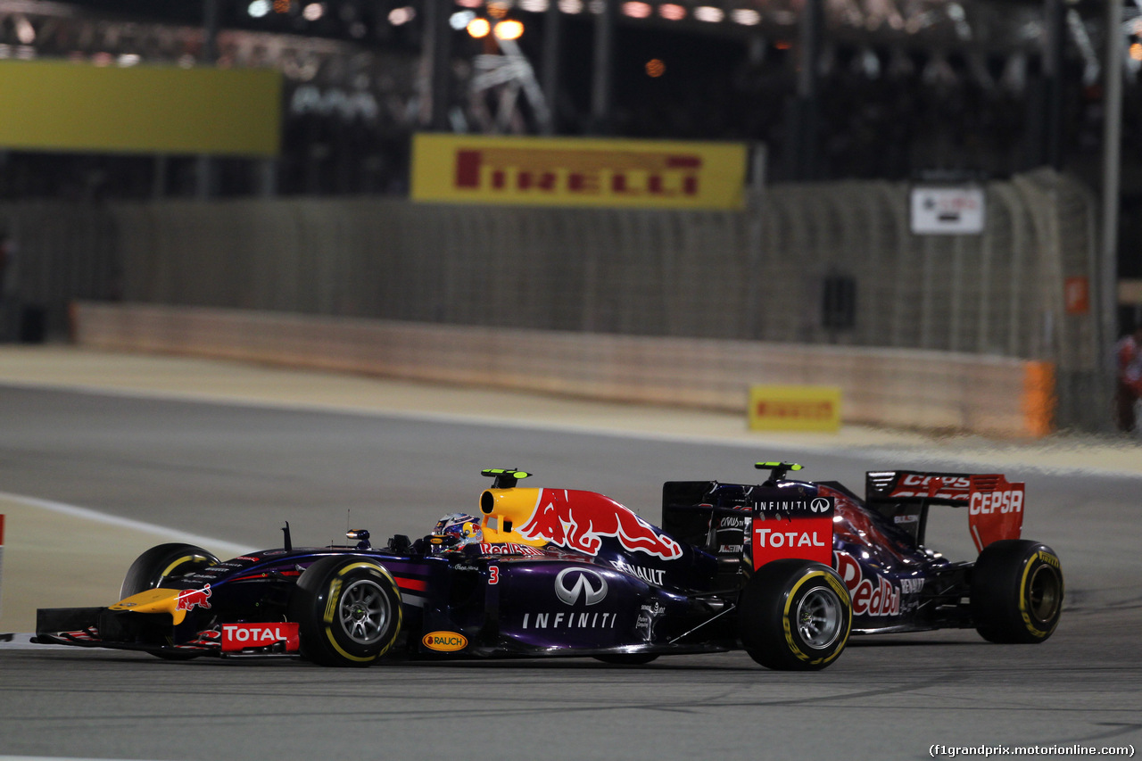 GP BAHRAIN, 06.04.2014- Gara, Daniel Ricciardo (AUS) Infiniti Red Bull Racing RB10