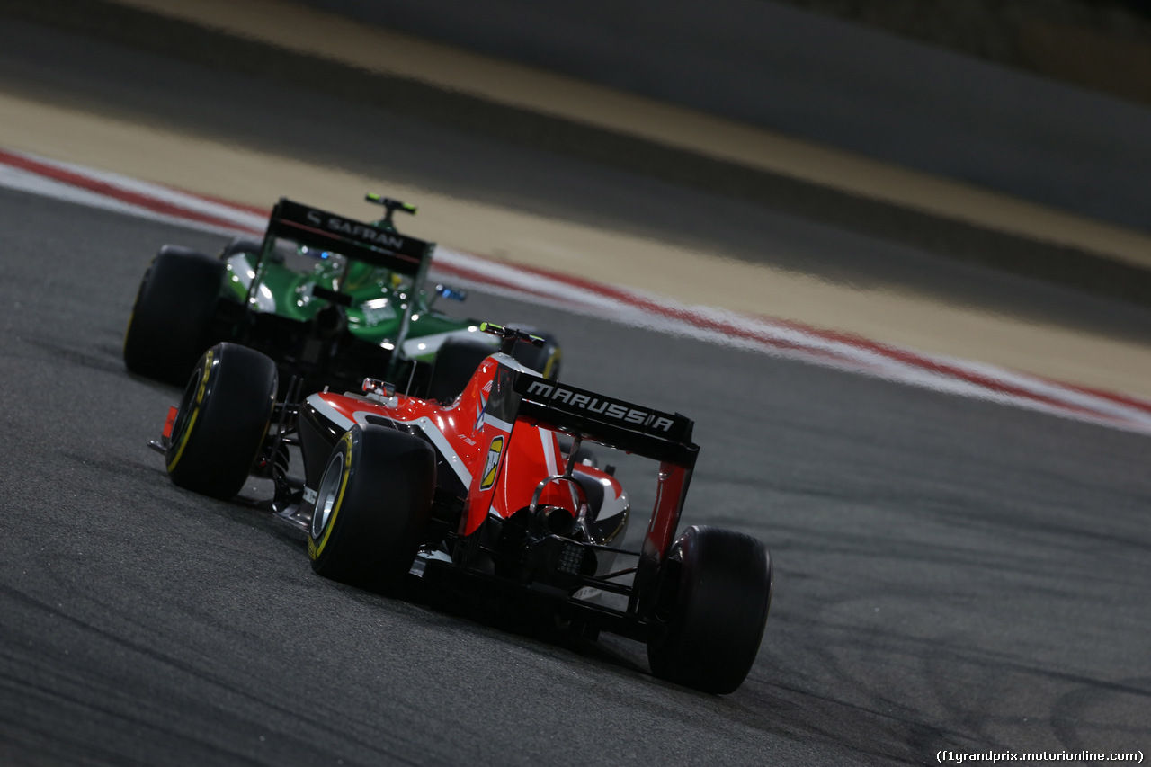 GP BAHRAIN, 06.04.2014- Gara, Max Chilton (GBR), Marussia F1 Team MR03