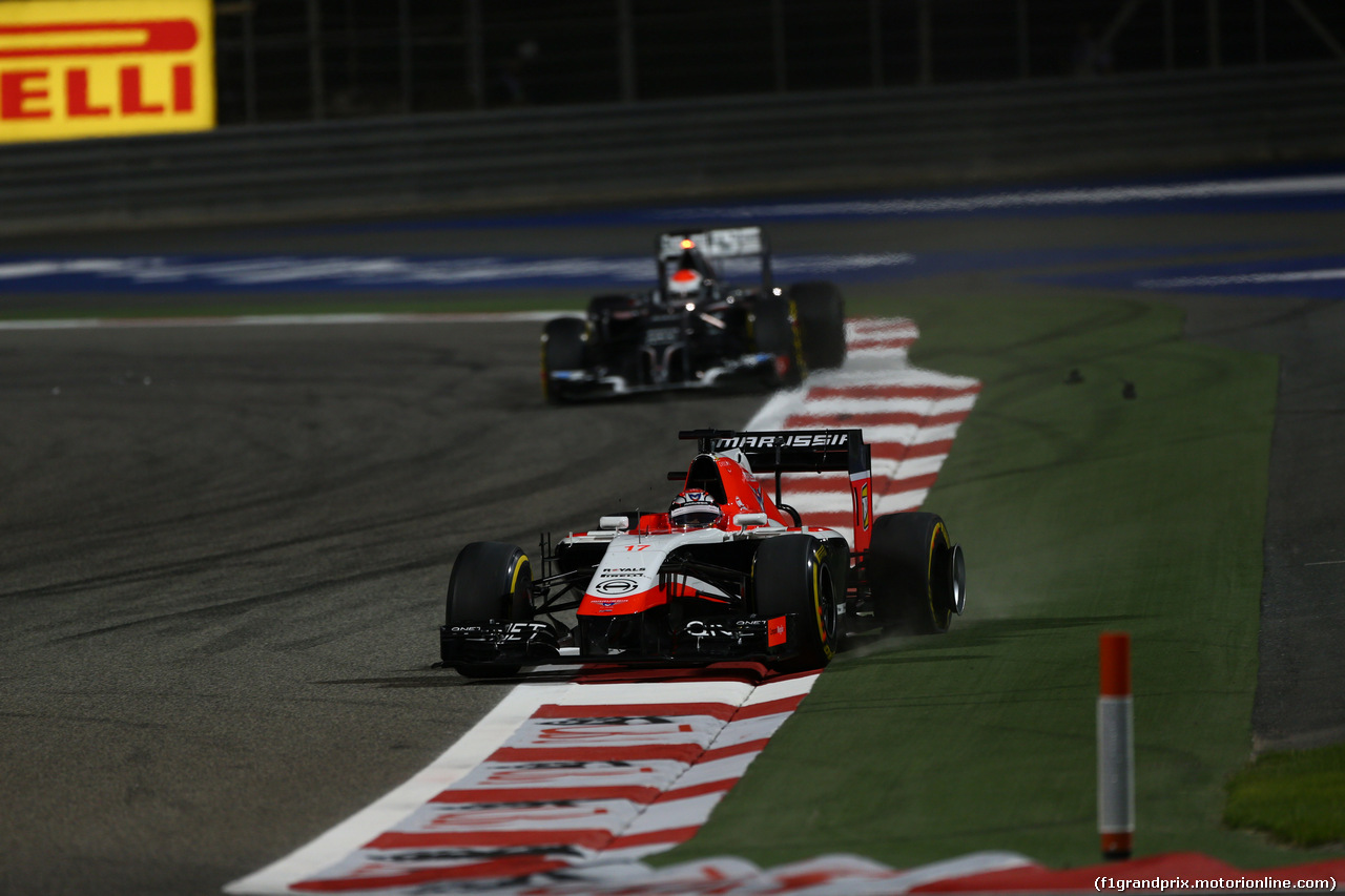 GP BAHRAIN, 06.04.2014- Gara, Jules Bianchi (FRA) Marussia F1 Team MR03