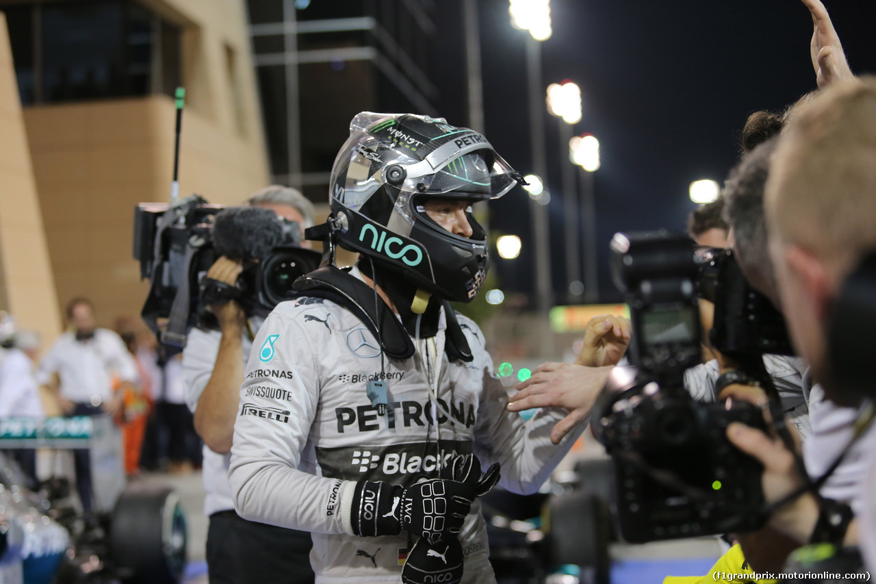 GP BAHRAIN, 06.04.2014- Gara, Nico Rosberg (GER) Mercedes AMG F1 W05