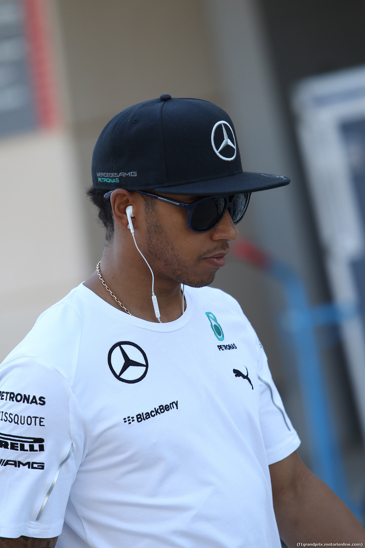 GP BAHRAIN, 06.04.2014- Lewis Hamilton (GBR) Mercedes AMG F1 W05