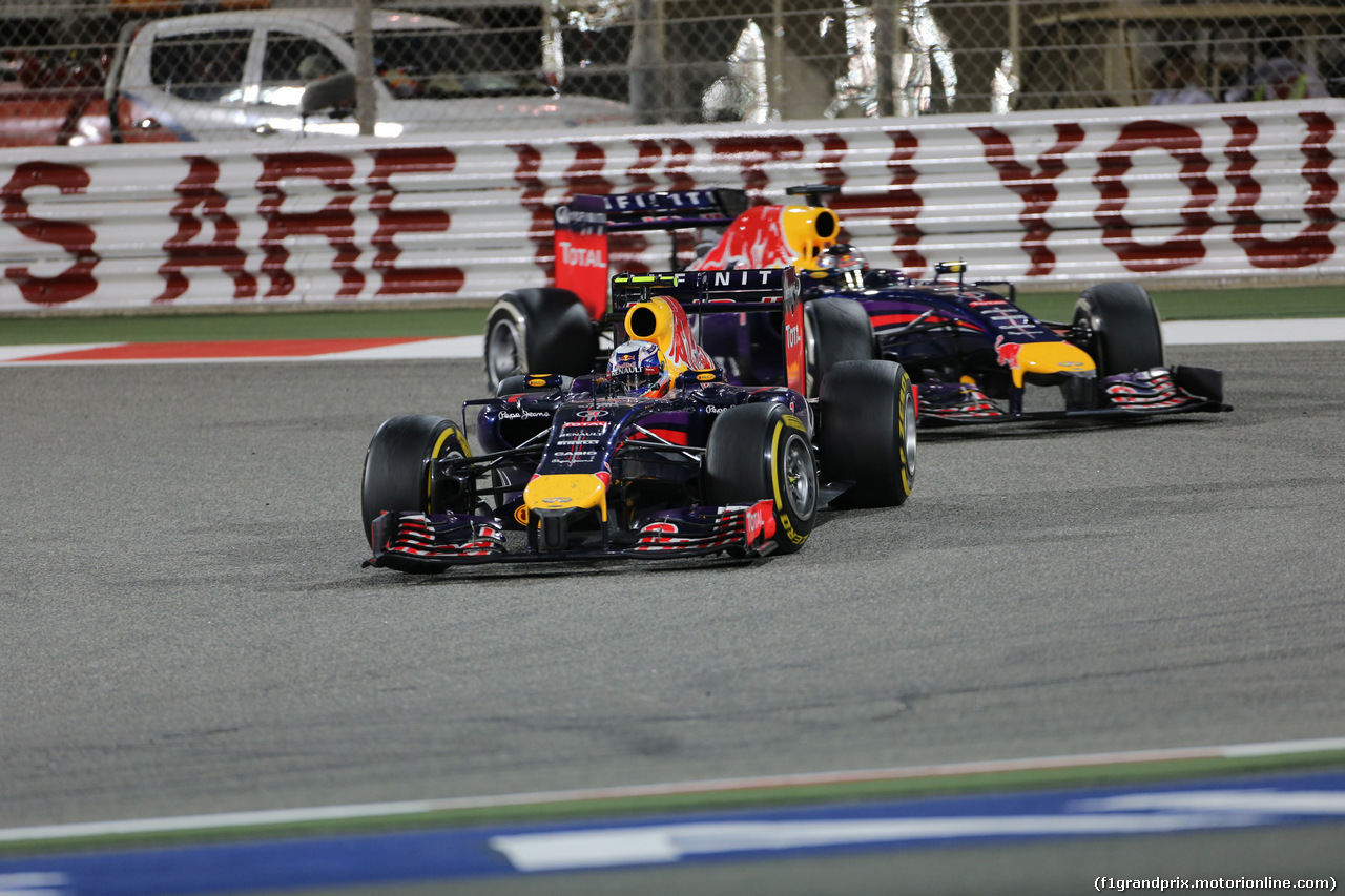 GP BAHRAIN, 06.04.2014- Gara, Daniel Ricciardo (AUS) Infiniti Red Bull Racing RB10