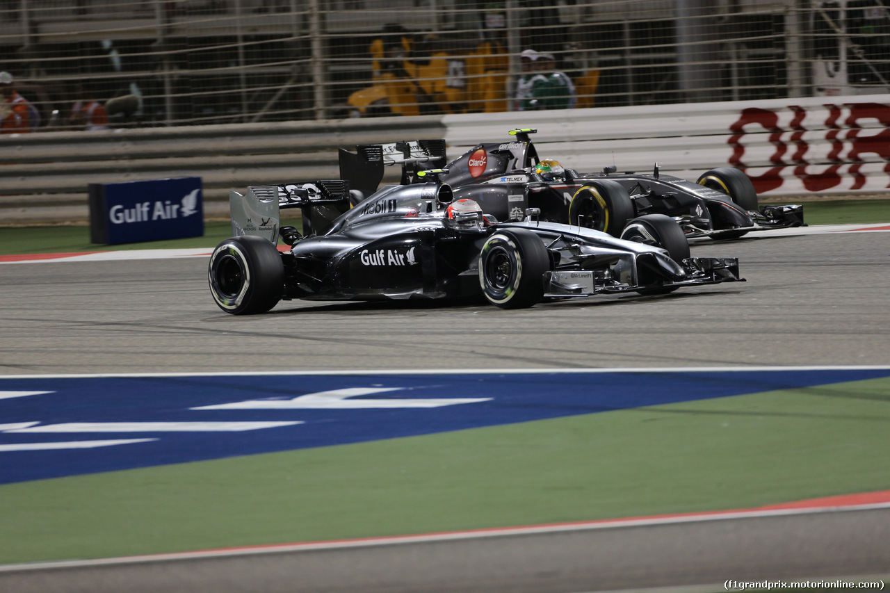 GP BAHRAIN, 06.04.2014- Gara, Kevin Magnussen (DEN) McLaren Mercedes MP4-29