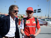 GP BAHRAIN, 06.04.2015- Luca Cordero di Montezemolo (ITA), President Ferrari e Kimi Raikkonen (FIN) Ferrari F147