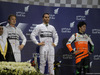 GP BAHRAIN, 06.04.2014- Podium, winner Lewis Hamilton (GBR) Mercedes AMG F1 W05, 2nd Nico Rosberg (GER) Mercedes AMG F1 W05 e 3rd Sergio Perez (MEX) Sahara Force India F1 Team VJM07