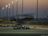 GP BAHRAIN, 06.04.2014- Gara, Lewis Hamilton (GBR) Mercedes AMG F1 W05 fighting with Nico Rosberg (GER) Mercedes AMG F1 W05