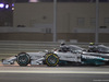 GP BAHRAIN, 06.04.2014- Race, Lewis Hamilton (GBR) Mercedes AMG F1 W05 fighting with Nico Rosberg (GER) Mercedes AMG F1 W05