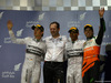 GP BAHRAIN, 06.04.2014- Podium: winner Lewis Hamilton (GBR) Mercedes AMG F1 W05m 2nd Nico Rosberg (GER) Mercedes AMG F1 W05, 3rd Sergio Perez (MEX) Sahara Force India F1 Team VJM07