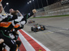 GP BAHRAIN, 06.04.2014- Gara, Sergio Perez (MEX) Sahara Force India F1 Team VJM07 on the finish line