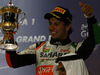 GP BAHRAIN, 06.04.2014-  Podium, 3rd Sergio Perez (MEX) Sahara Force India F1 Team VJM07