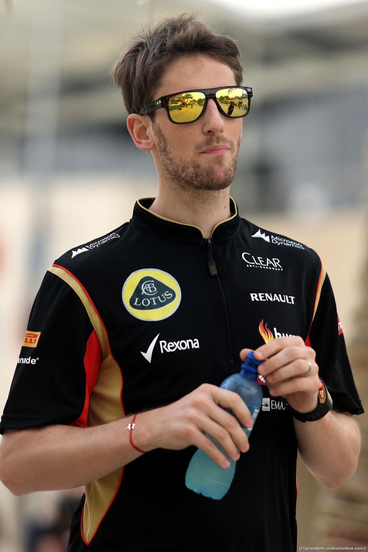 GP BAHRAIN, Romain Grosjean (FRA), Lotus F1 Team 
03.04.2014. Formula 1 World Championship, Rd 3, Bahrain Grand Prix, Sakhir, Bahrain, Preparation Day.