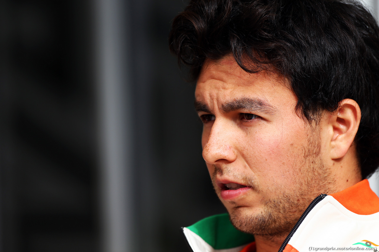 GP BAHRAIN, Sergio Perez (MEX) Sahara Force India F1.
03.04.2014. Formula 1 World Championship, Rd 3, Bahrain Grand Prix, Sakhir, Bahrain, Preparation Day.