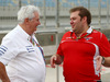 GP BAHRAIN, (L to R): Pat Symonds (GBR) Williams Chief Technical Officer with Dave Greenwood (GBR) Marussia F1 Team Gara Engineer.
03.04.2014. Formula 1 World Championship, Rd 3, Bahrain Grand Prix, Sakhir, Bahrain, Preparation Day.