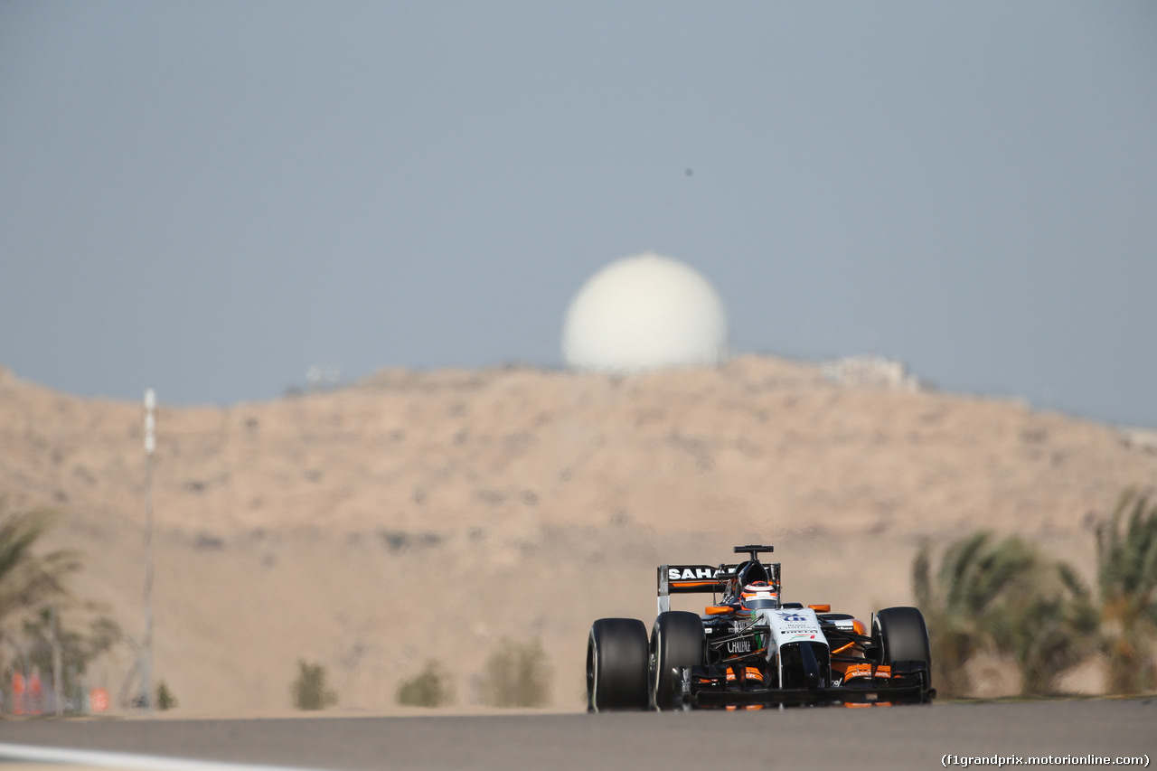 GP BAHRAIN, 05.04.2014- Free practice 3,  Nico Hulkenberg (GER) Sahara Force India VJM07