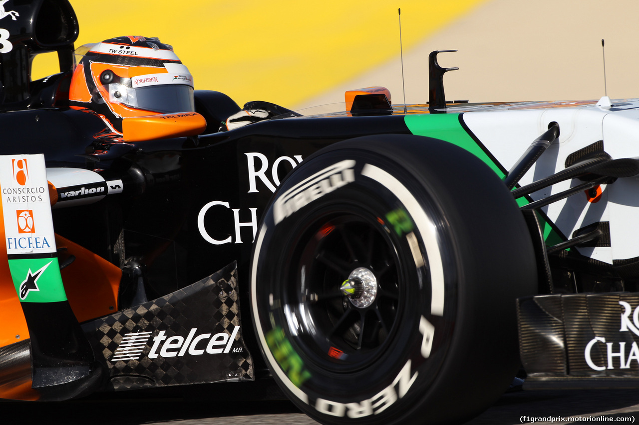 GP BAHRAIN, 05.04.2014- Free practice 3, Nico Hulkenberg (GER) Sahara Force India VJM07