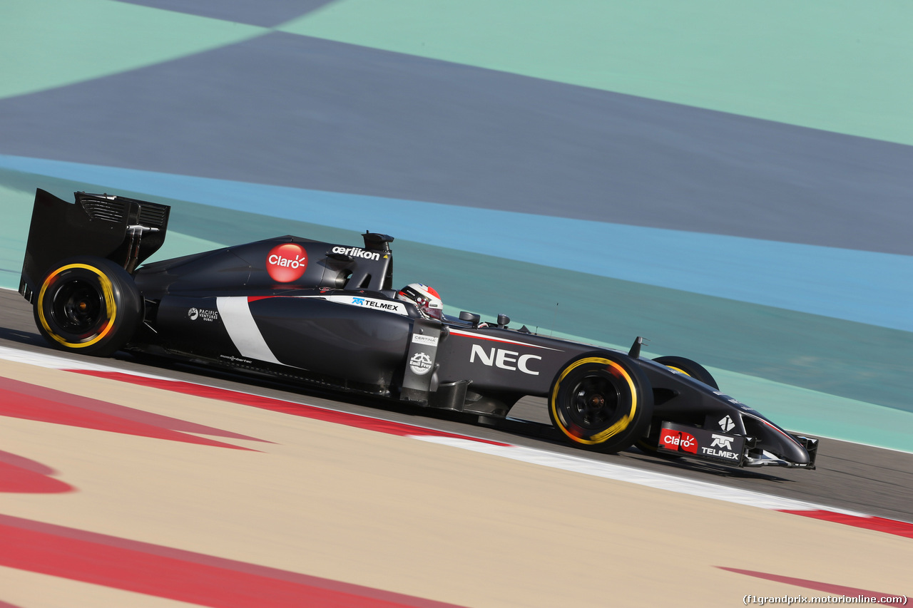 GP BAHRAIN, 05.04.2014- Free practice 3, Adrian Sutil (GER) Sauber F1 Team C33