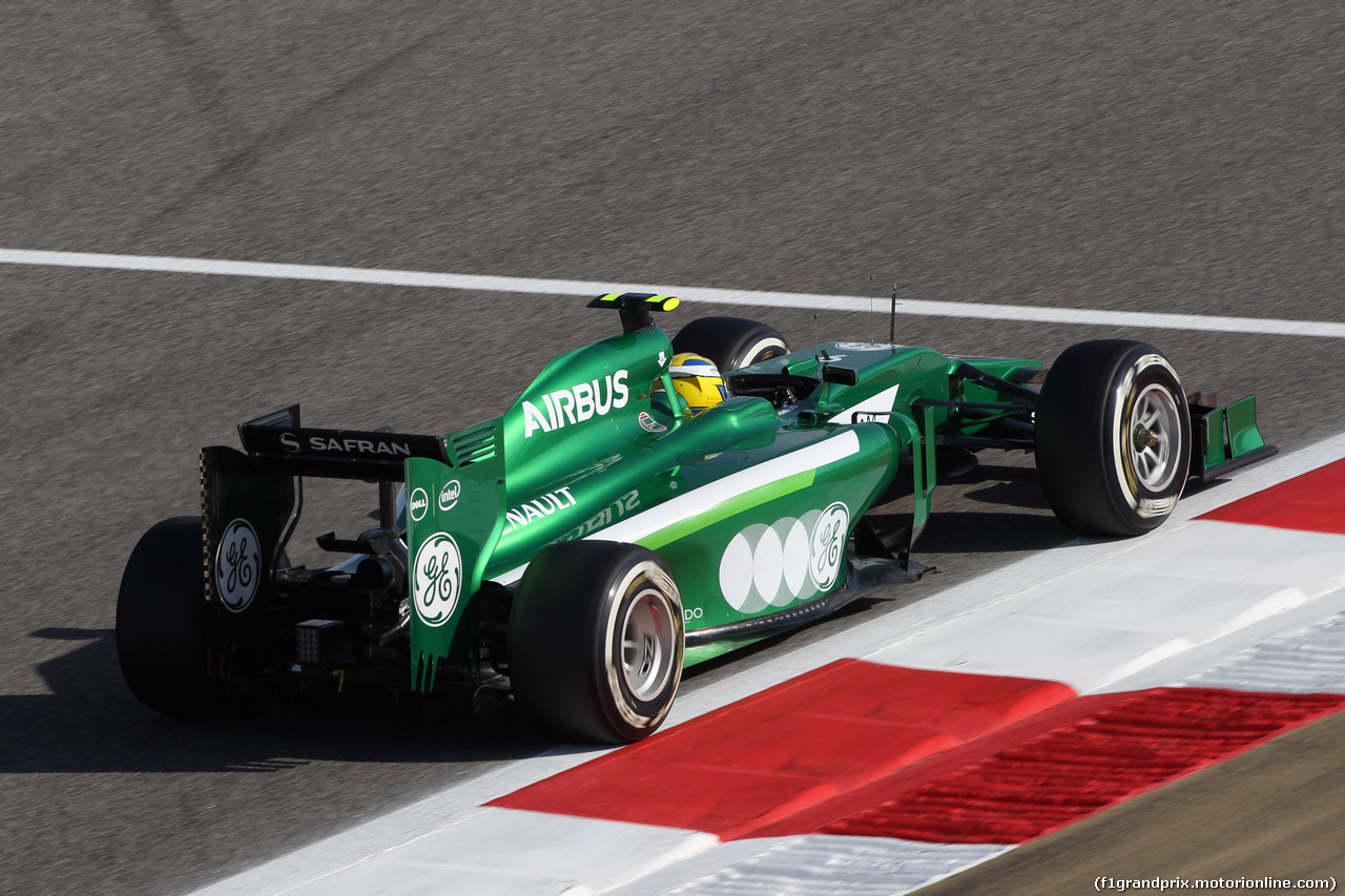 GP BAHRAIN, 05.04.2014- Free practice 3, Marcus Ericsson (SWE) Caterham F1 Team CT-04