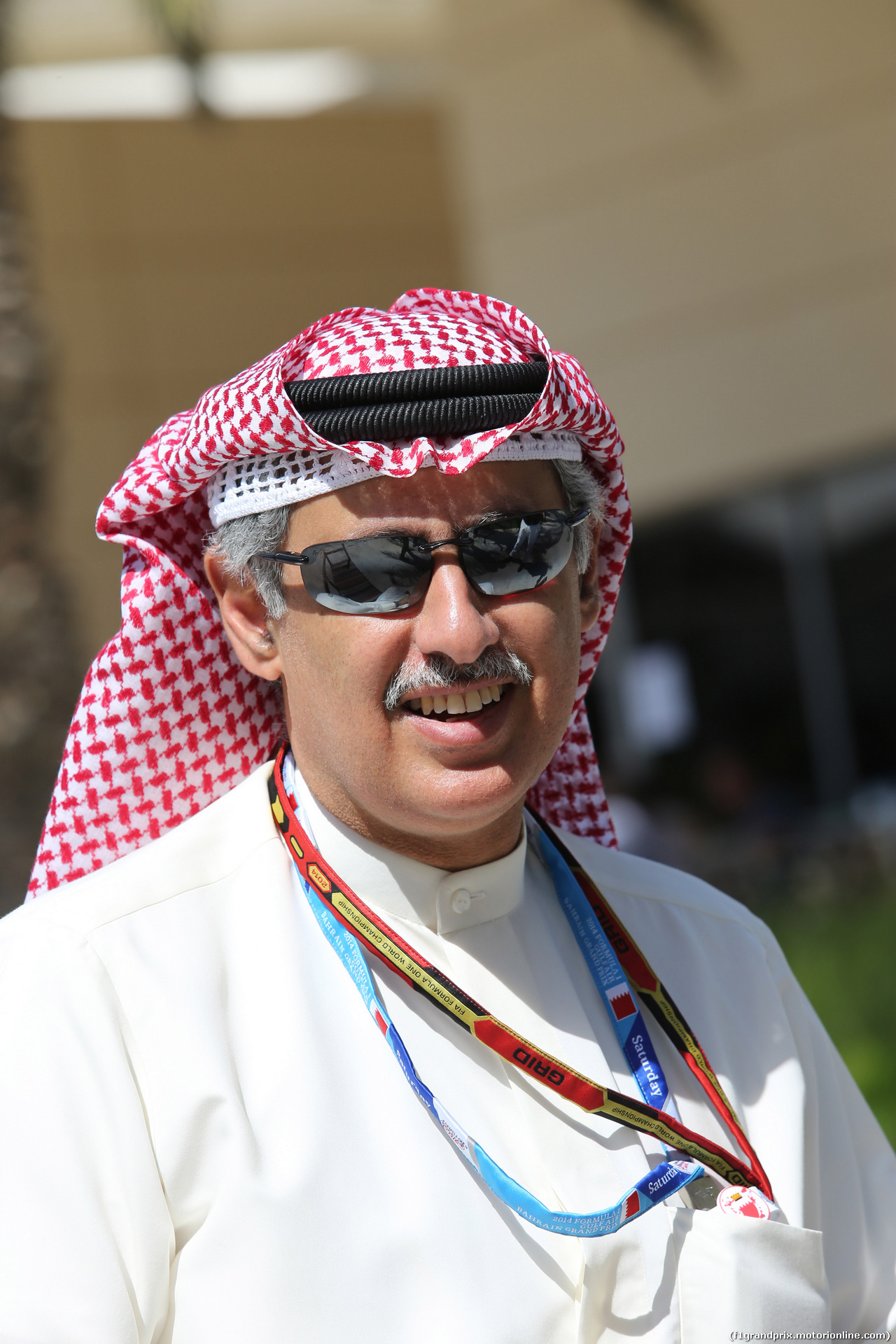 GP BAHRAIN, 05.04.2014-  Zayed Rashed Al Zayani (BRN) Chairman of Bharain International Circuit.