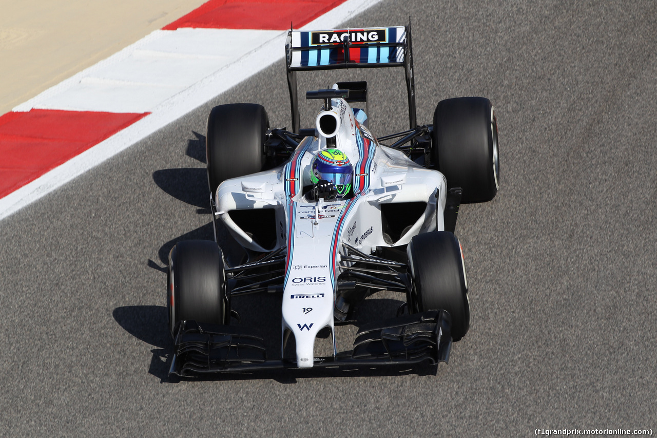 GP BAHRAIN, 05.04.2014- Free practice 3, Felipe Massa (BRA) Williams F1 Team FW36