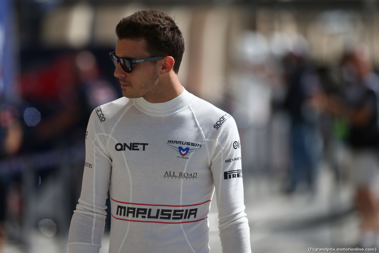 GP BAHRAIN, 05.04.2014- Free practice 3, Jules Bianchi (FRA) Marussia F1 Team MR03