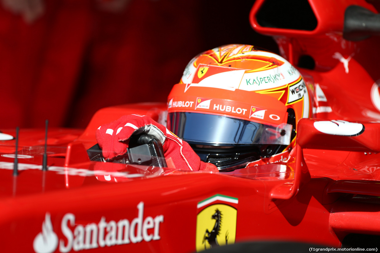 GP BAHRAIN, 05.04.2014- Free practice 3, Kimi Raikkonen (FIN) Ferrari F147