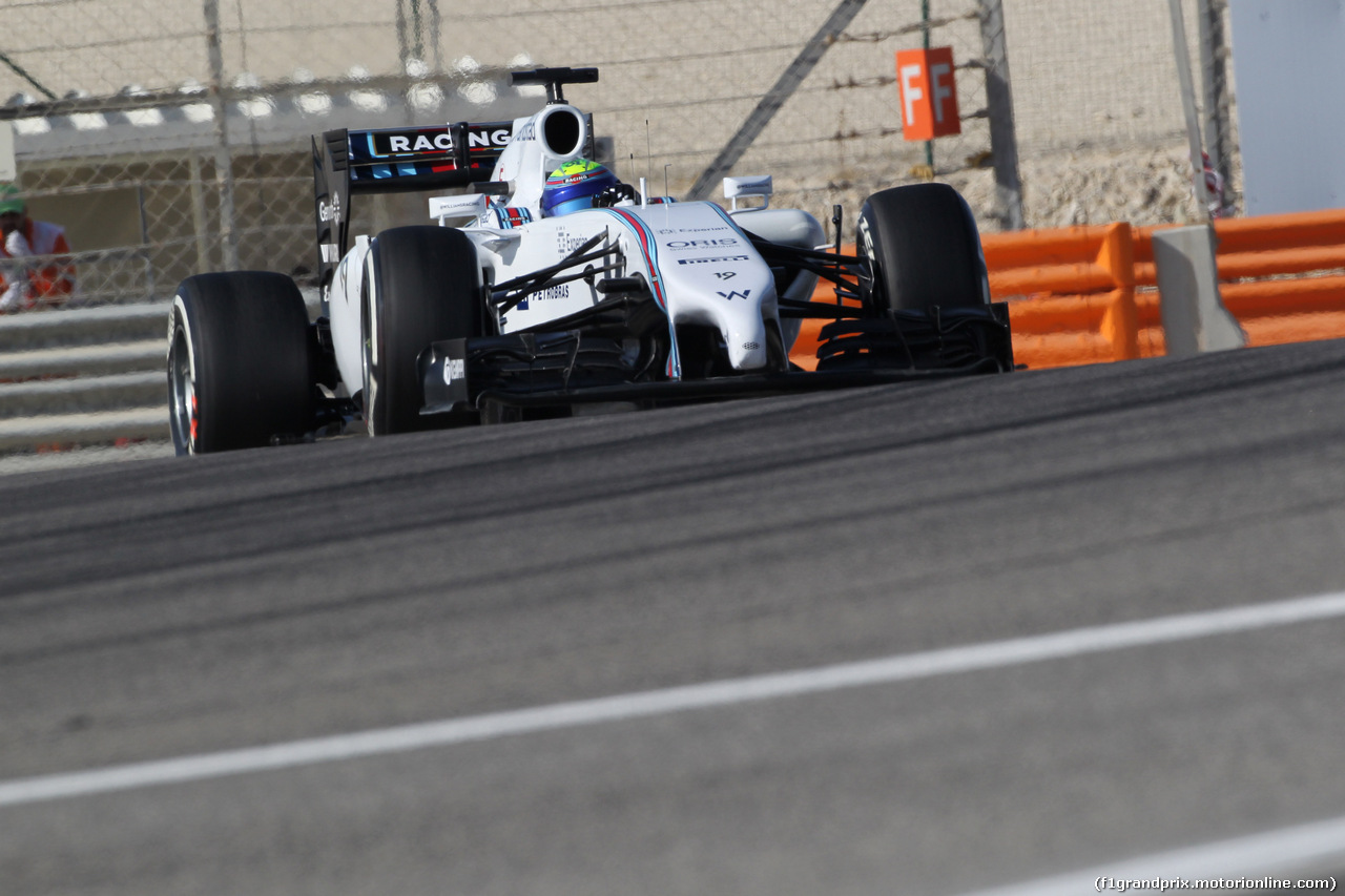 GP BAHRAIN, 05.04.2014- Free practice 3, Felipe Massa (BRA) Williams F1 Team FW36