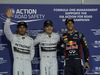 GP BAHRAIN, 05.04.2014- Qualifiche celebration: Pole Position Nico Rosberg (GER) Mercedes AMG F1 W05, 2nd Lewis Hamilton (GBR) Mercedes AMG F1 W05, 3rd Daniel Ricciardo (AUS) Infiniti Red Bull Racing RB10