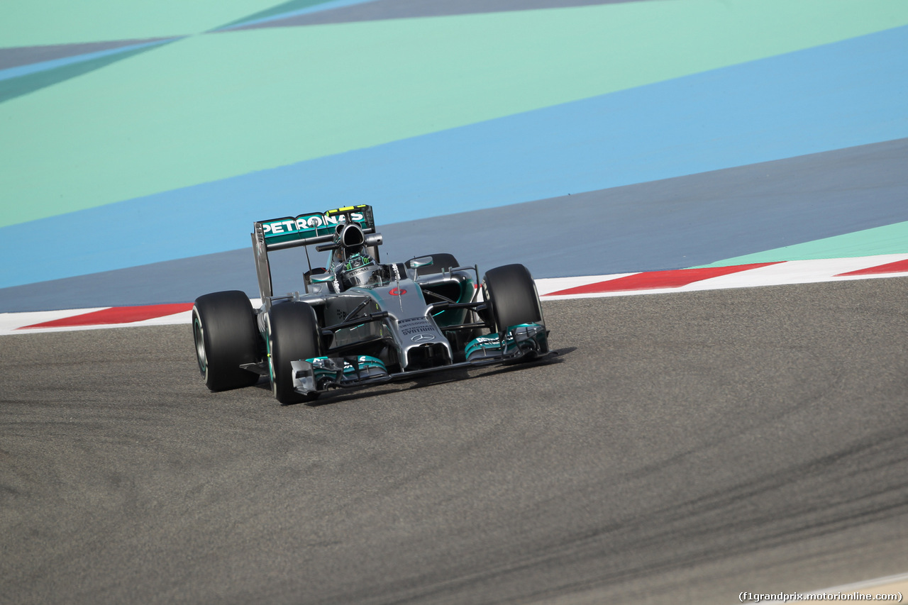 GP BAHRAIN, 04.04.2014- free Practice 1, Nico Rosberg (GER) Mercedes AMG F1 W05