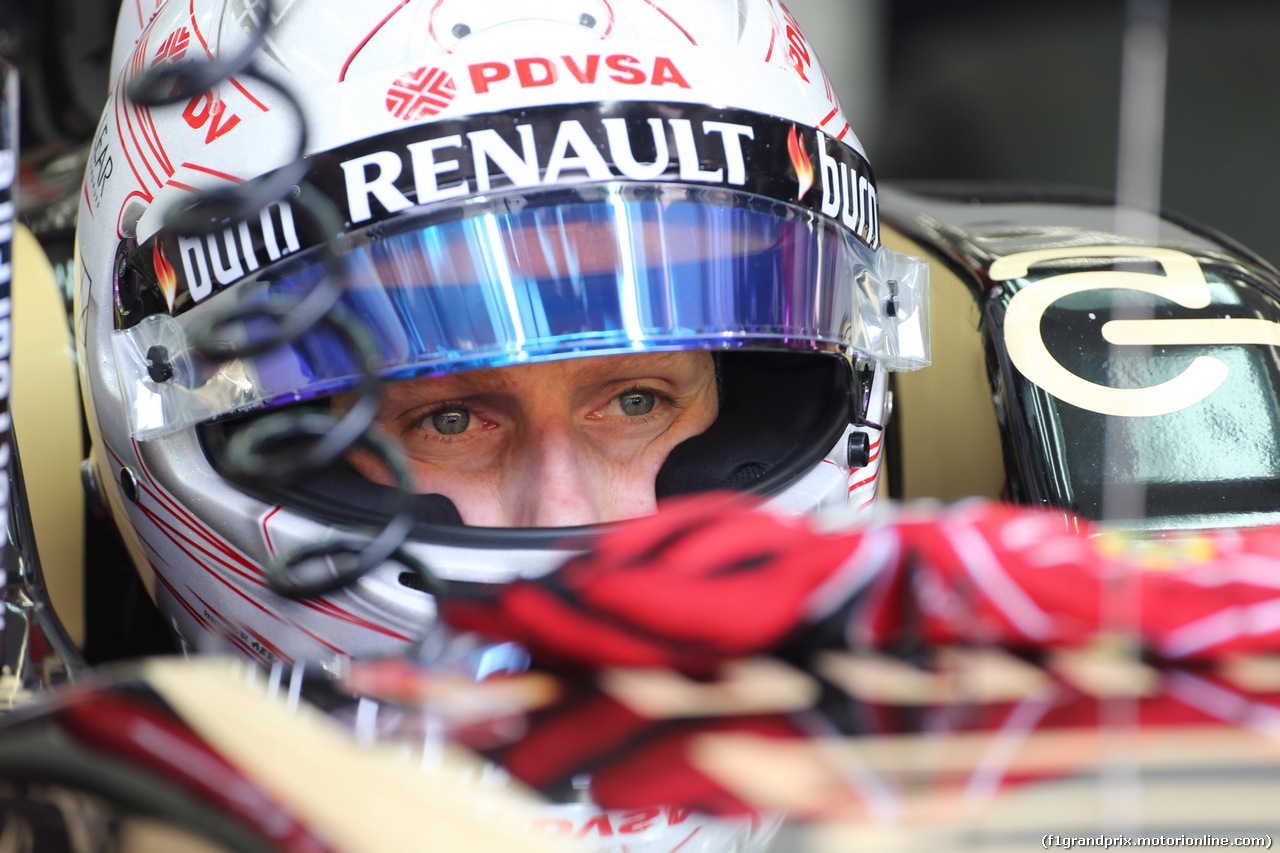 GP BAHRAIN, 04.04.2014- Prove Libere 1, Romain Grosjean (FRA) Lotus F1 Team E22