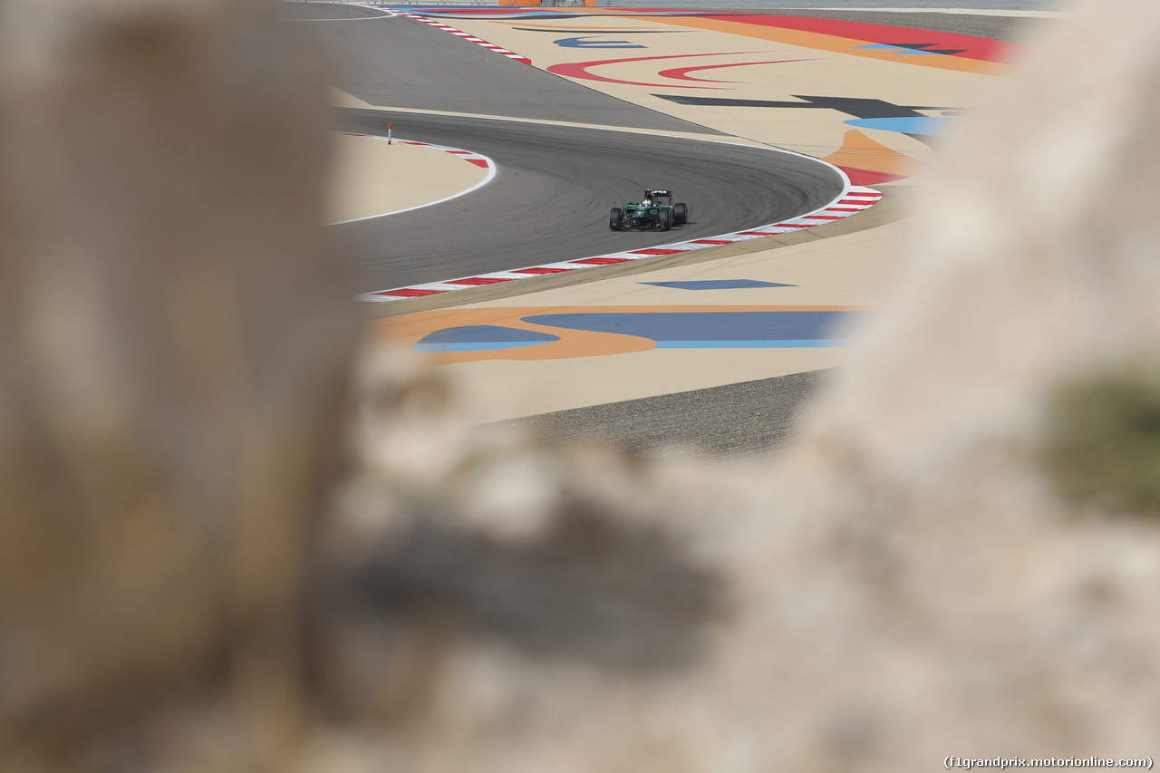 GP BAHRAIN, 04.04.2014- Prove Libere 1, Marcus Ericsson (SWE) Caterham F1 Team CT-04