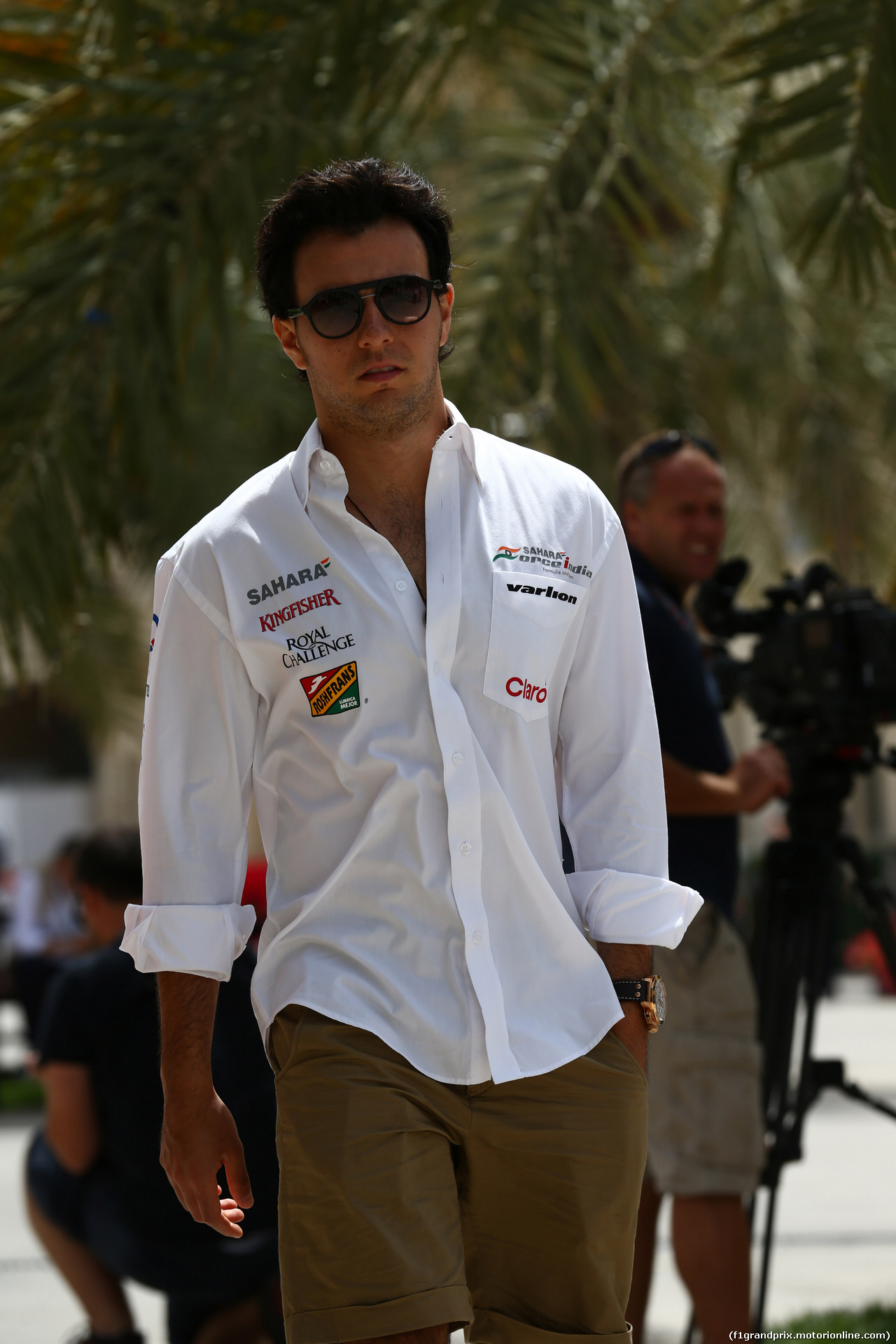 GP BAHRAIN, 04.04.2014- Sergio Perez (MEX) Sahara Force India F1 Team VJM07