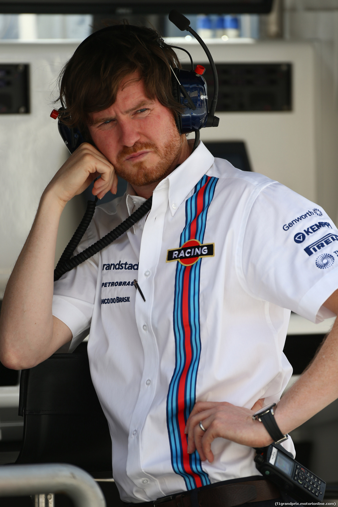 GP BAHRAIN, 04.04.2014- Prove Libere 1, Rob Smedley (GBR) Williams Martini Racing Engineer