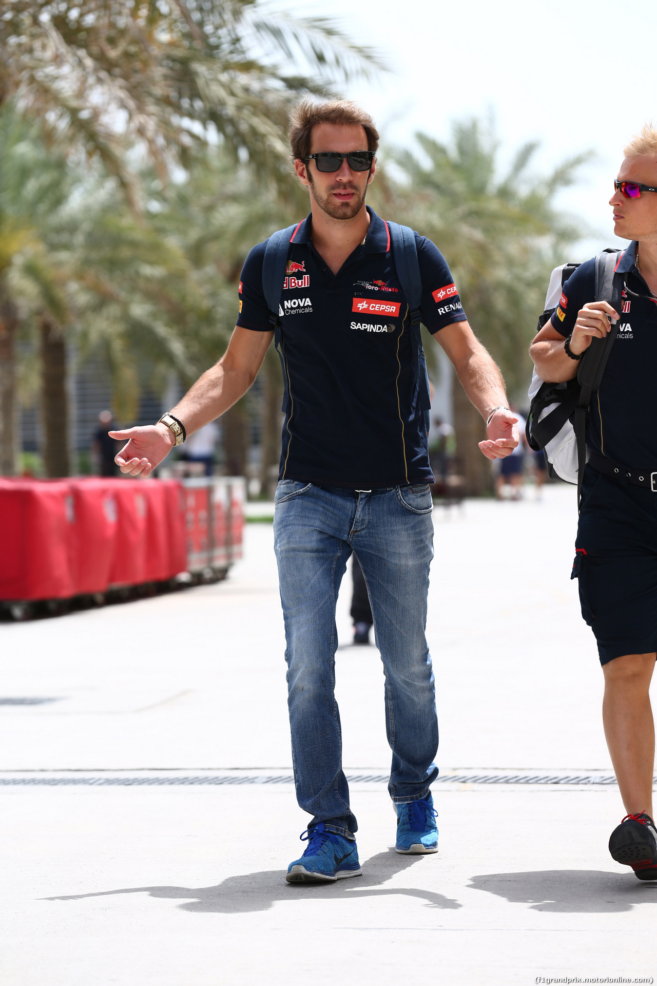GP BAHRAIN, 04.04.2014- Jean-Eric Vergne (FRA) Scuderia Toro Rosso STR9