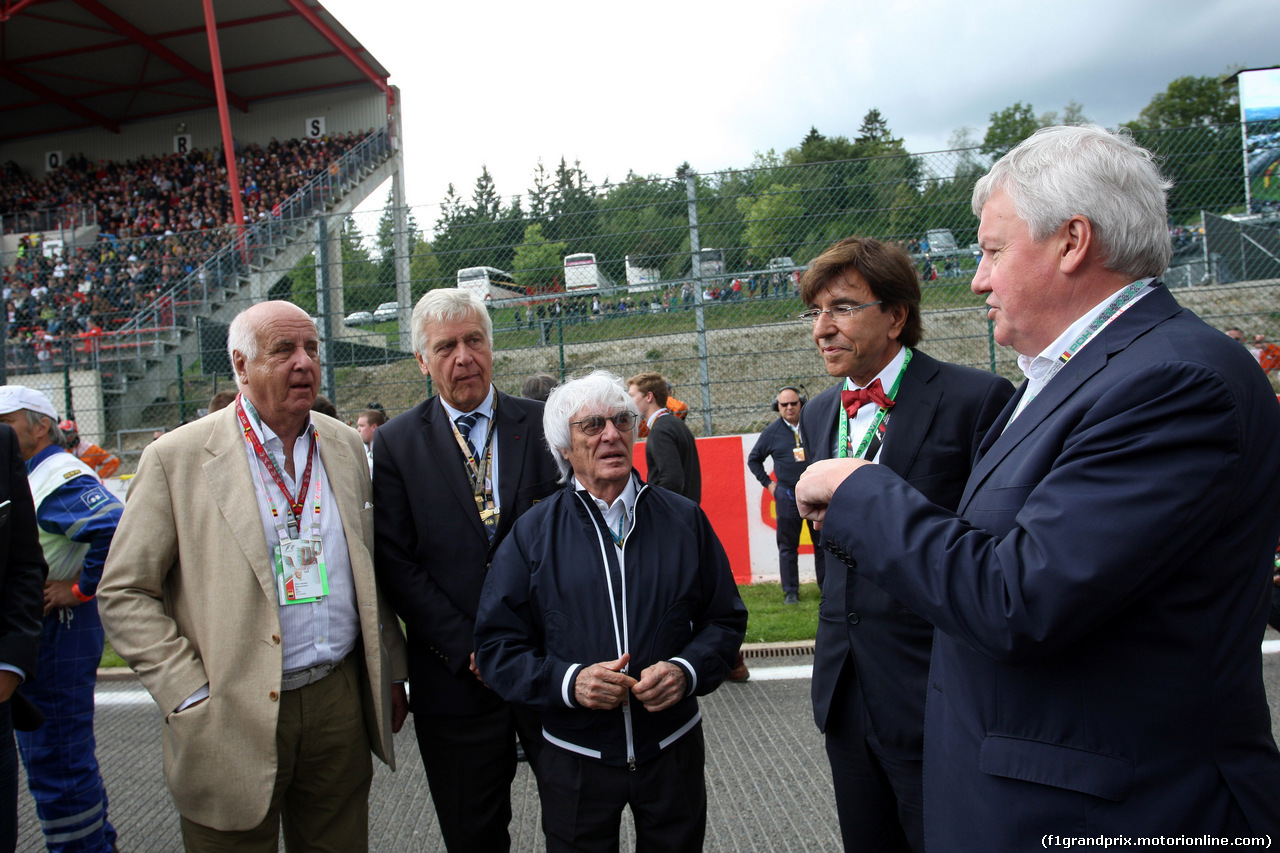GP BELGIO, 24.08.2014- Gara, Bernie Ecclestone (GBR), President e CEO of FOM