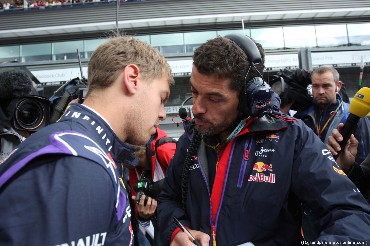 GP BELGIO, 24.08.2014- Gara, Sebastian Vettel (GER) Red Bull Racing RB10