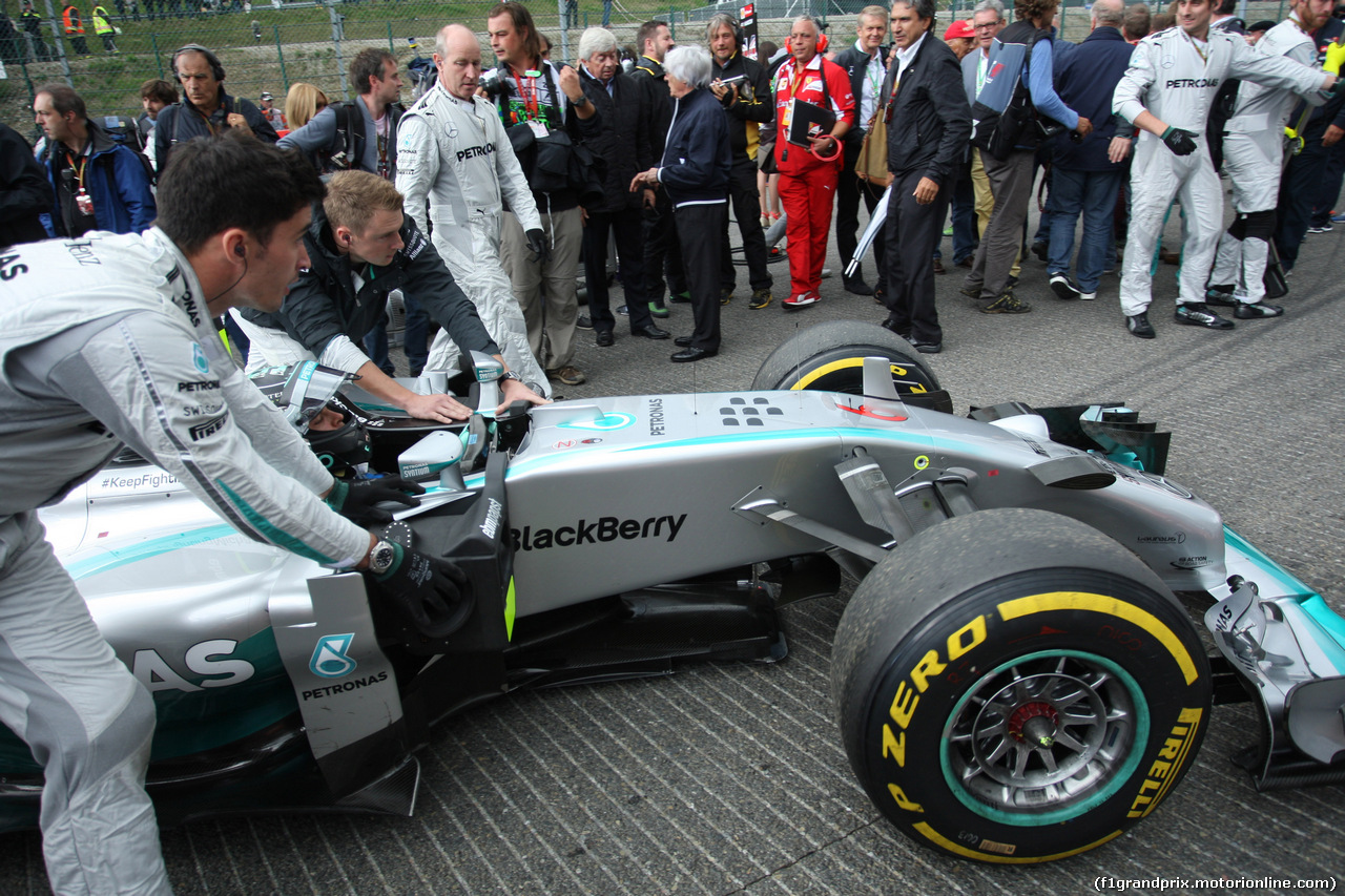 GP BELGIO, 24.08.2014- Gara, Nico Rosberg (GER) Mercedes AMG F1 W05