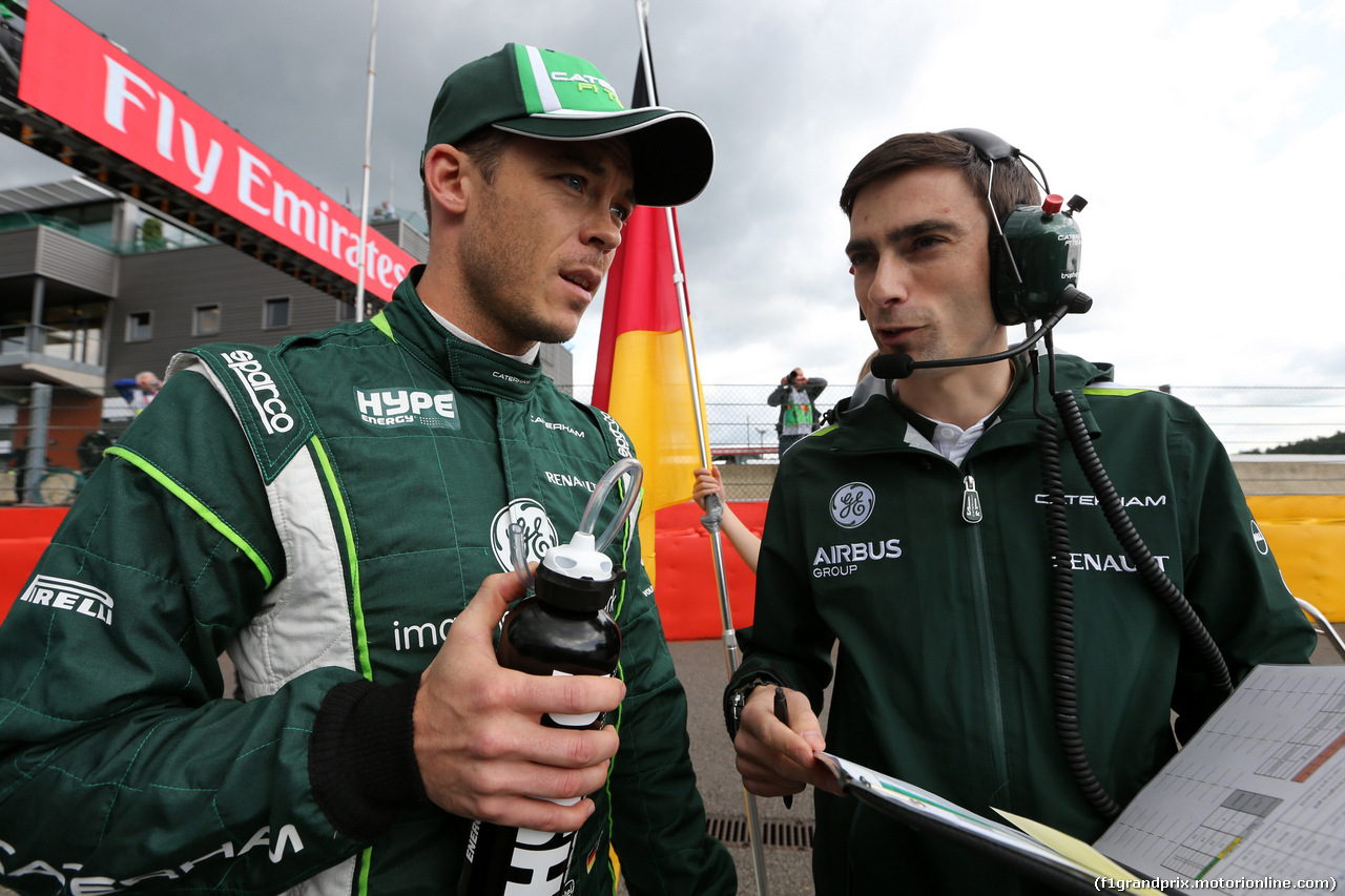 GP BELGIO, 24.08.2014- Gara, Andre Lotterer (GER), Caterham F1 Team